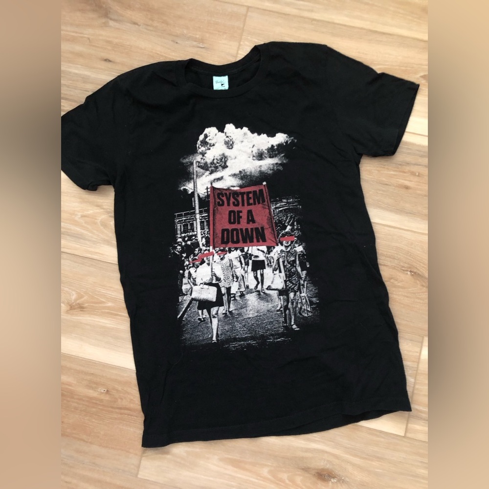 System of the Down Banner Marched  Band Tee M